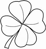 Shamrock Coloring Pages Print Sheets Template Printable Clover Trinity Leaf Choose Board Four sketch template
