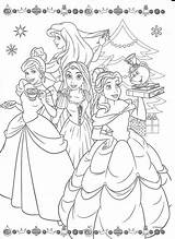 Sheets Christmas 색칠 공주 디즈니 공부 컬러링 Princesses Naver Pintar 크리스마스 sketch template
