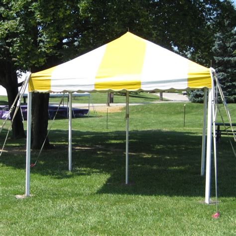 canopy    yellow white diy ab event tent rental