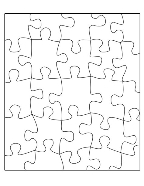 editable puzzle template