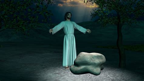jesus praying   garden  gethsemane motion background storyblocks