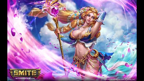 Smite Ps4 Aphrodite Una Diosa Muy Sexy Joust Gameplay Youtube