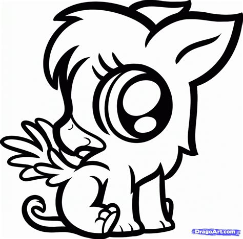 printable coloring pages  cute animals coloring home