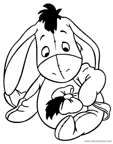 baby pooh coloring pages disney coloring book