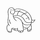 Turtle Coloring Shell Getdrawings sketch template