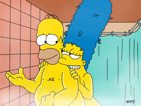 35 Marge And Homer In The Shower By Wvs1777 D3c4wal The