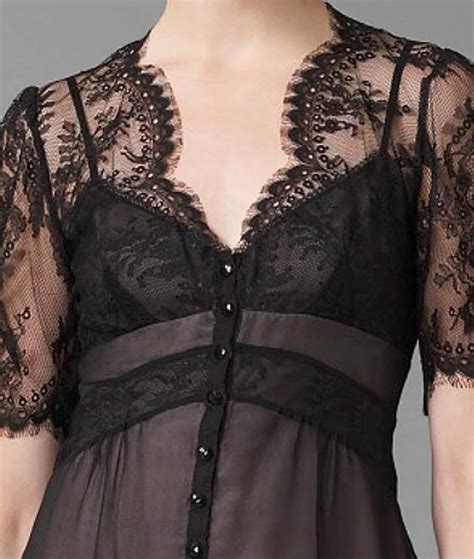 Nanette Lepore Lapore Sold Out And Rare Lingerie Lace Blouse
