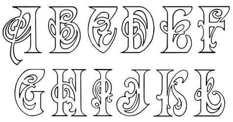 fancy alphabet lettering karens whimsy