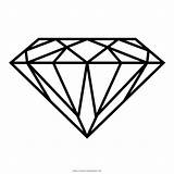 Diamante Diamant Diamantes Carat Diamanten Mediabox Hiclipart Dessiner sketch template