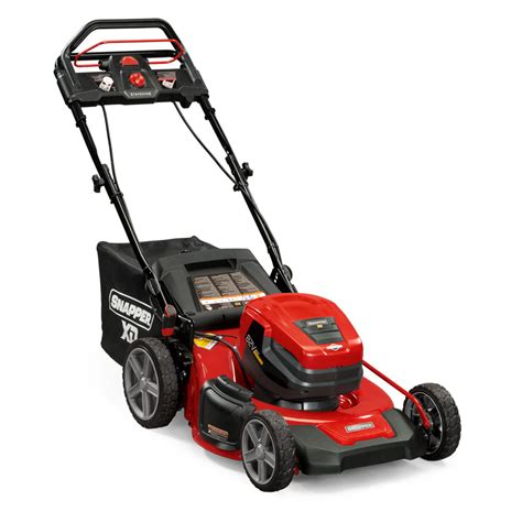 snapper xd  max stepsense automatic drive electric lawn mower snapper