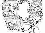 Advent Coloring Pages Calendar Printable Getcolorings sketch template