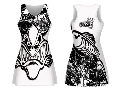 fishing dress design  rage white odyssey apparel