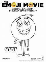 Emoji Coloring Movie Pages Stencils Pumpkin Gene Meh sketch template