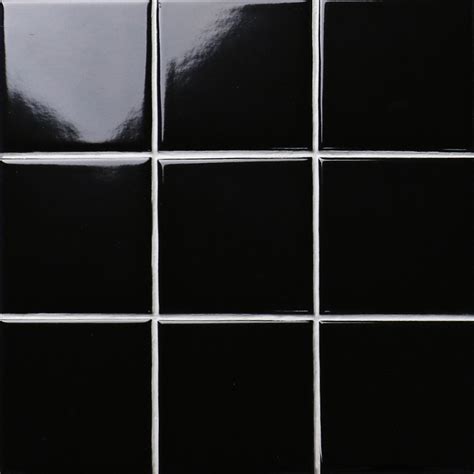 black shiny porcelain tile  slip tile washroom wall tiles shower