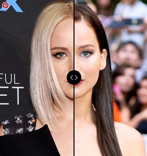 Blonde Vs Brunette Jennifer Lawrence Hair Colors