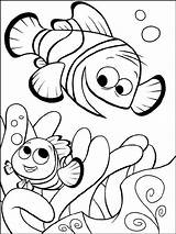 Coloring Nemo sketch template