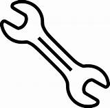 Coloring Icon Wrench Onlinewebfonts sketch template