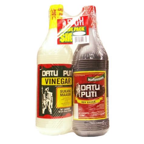 datu puti vinegar and soy sauce value pack 2 ct 33 81 fl oz food 4 less