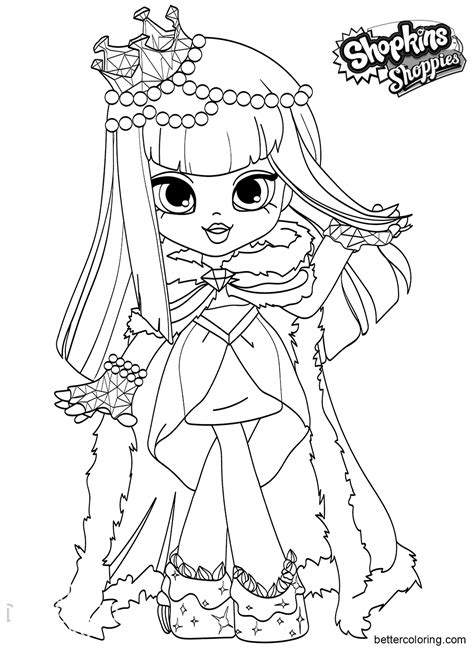 shoppies coloring page  printable coloring pages