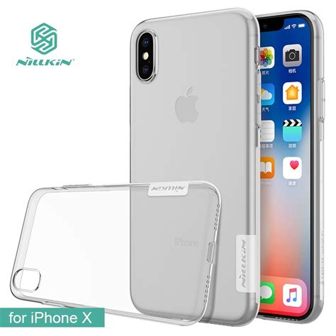 iphone  nillkin tpu mm ultra thin transparent clear phone cases capa  iphone