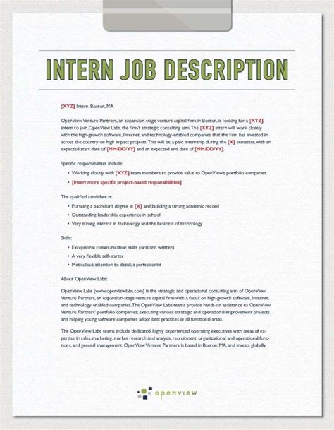 write  job description  template examples  job ads vrogue