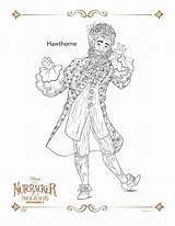 Nutcracker Coloring Pages Printable Realms Four Sheets Activity sketch template