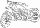 Pages Motorbike Colouring Coloring Motorcycle Printable Color Print Sheet Getcolorings sketch template