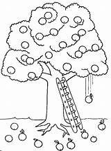 Arboles Trees Ladder sketch template