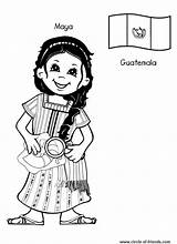 Coloring Pages Guatemala Around Children Kids Printable Para Sheets Chapines Clothing Flag Gif Traditional Color Coloringhome School Print Enfant Italy sketch template