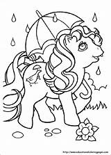 Coloring Little Pages Pony Kids Sheets Printable Colouring Print Book Ponies 80s Poney Mlp Color Cartoon Colorir Para Worksheets Kleurplaat sketch template