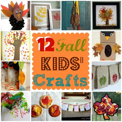 fall kids crafts  blessed life