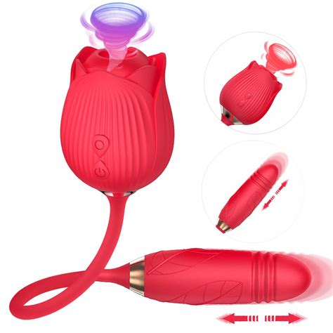 rose toy for women clitoral sucking vibrator with ball vibrating egg g
