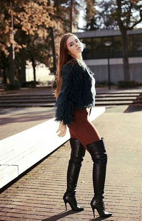 Pin By Gip Joseph On Womans In Thigh High Boots Leather Thigh High