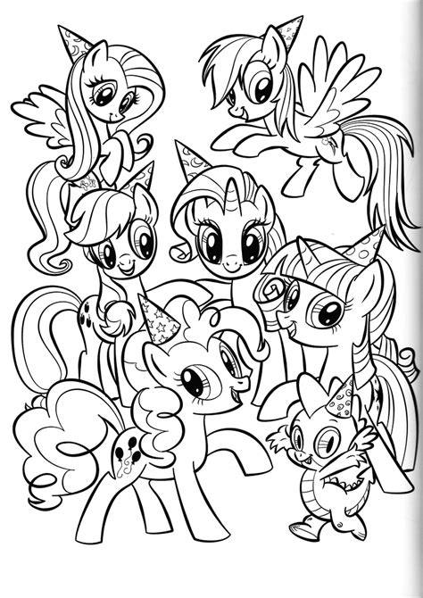 pony coloring pages pictures