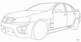 Coloring Holden Hsv Pages Clubsport Drawing Colorings Printable sketch template