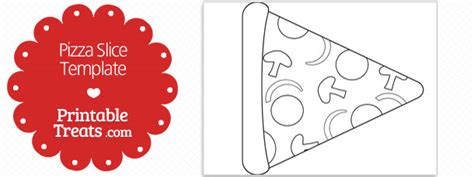 printable pizza slice shape template printable treatscom