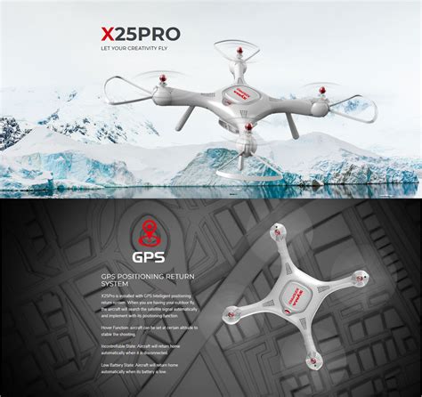 syma  pro wifi fpv rc drone  double gps  mp hd camera gearvita