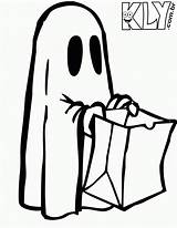Ghost Fantasma Fantasmas Treat Doces Divertir Treater Olho sketch template