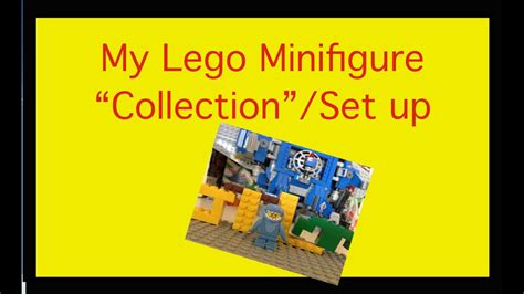 my lego minifigure collection set up youtube