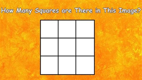 Brain Teaser Test How Many Squares Are There In This Image High