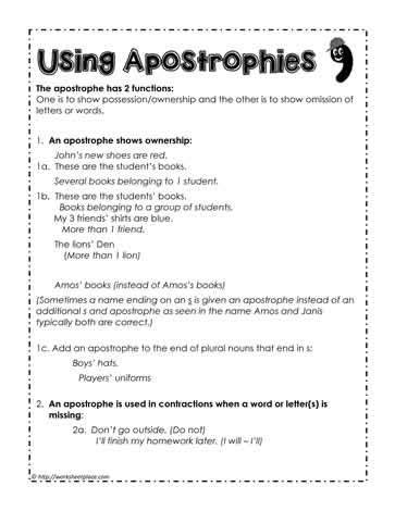 apostrophe rules     apostrophe speech  language