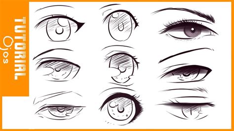 tutorial de dibujo  como dibujar ojos estilo anime youtube