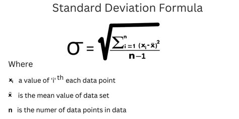 standard deviation formula  calculation steps