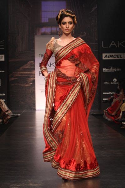 red net saree with kundan blouse bibi london indian