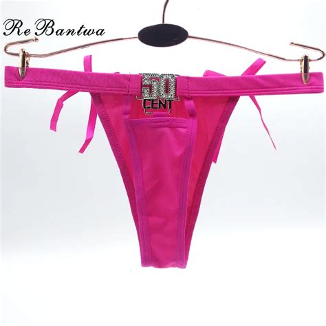 Rebantwa 5pcs Sexy Women Bikini Panties Woman Underwear Nylon Thong