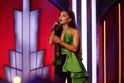 ariana grande s performance on wicked special video popsugar