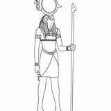 Egipto Goddesses Egipcios Dioses Hellokids Dios Diosa Seth Goddess Ra Deidad Shu Paises Sekhmet sketch template