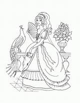 Princesse Coloriage Coloring4free Personnages 2420 Dessin Colorier sketch template