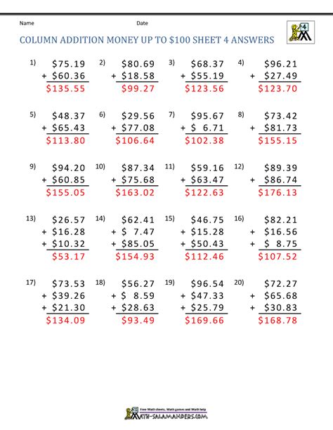 math addition worksheets  grade math worksheets printable math