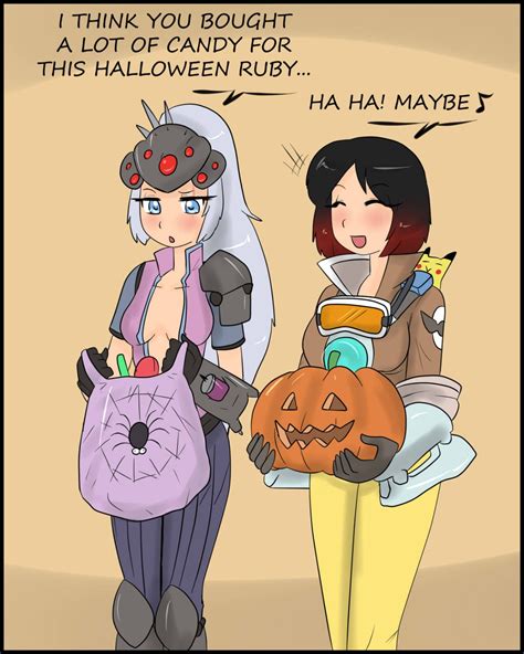 Preparing The Halloween 2 Ruby And Weiss With Their